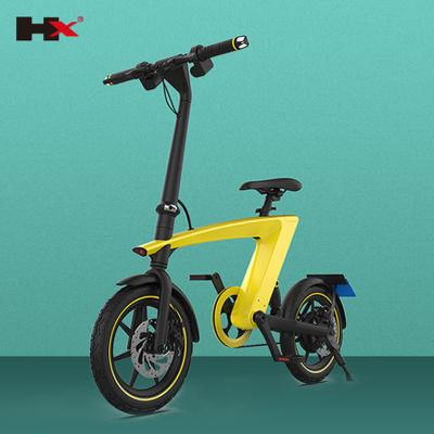 China 250W Motor Foldable Electric Bike 30Km 14 Inch Alloy Aluminum Fat Tire for sale