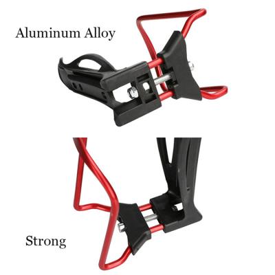 China Adjustable Aluminum Alloy Adjustable Bicycle Bottle Holder Bicycle Cycling Water Bottle Cage Holder for sale