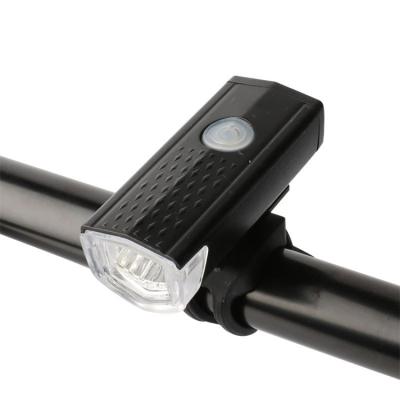 China Rechargeable USB Cheap Price Bicycle Headlights Black White Outdoor Bicycle Light for sale