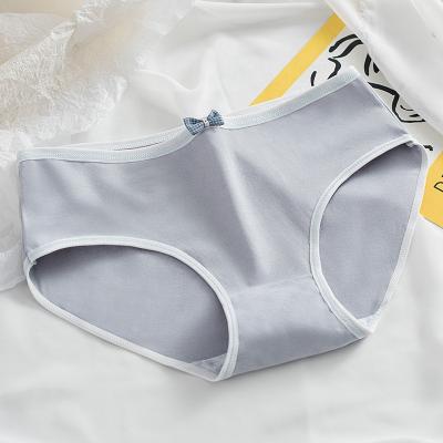 China Antibacterial Factory Custom OEM High Quality Women's Panties Ladies Underwear Candy Color Cotton Cotton High Waist Panties Lingerie for sale