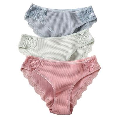 China Antibacterial Custom High Quality USA Size Latest Design Good Quality Absorption Women Cotton Panties Breathable Underwear Sweat Wholesale for sale