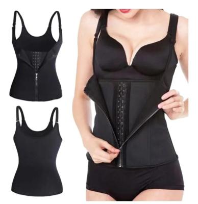 China Wholesale High Quality Breathable Corset Sweated Latex Women Shaper Shapewear Burning Slimming Adjustable Bra Sexy Waist Trainers Fat for sale