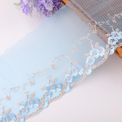 China Small Fresh Embroidery Lolita Skirt Accessories Lace Trim Polyester Yarn High Quality Wholesale Viable Love for sale