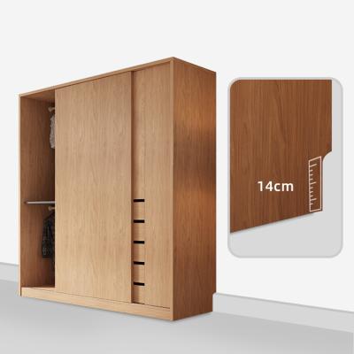 China (Others) DEJING Adjustable High Quality Easy Free Gather Modern Combination Wardrobe Solid Wood Cabinet For Bedroom for sale