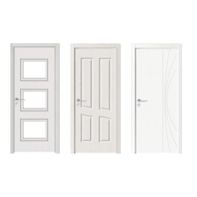 China Hot Selling Waterproof Popular House Doors Wooden Solid Bedroom Door Designs Wood Doors From China for sale