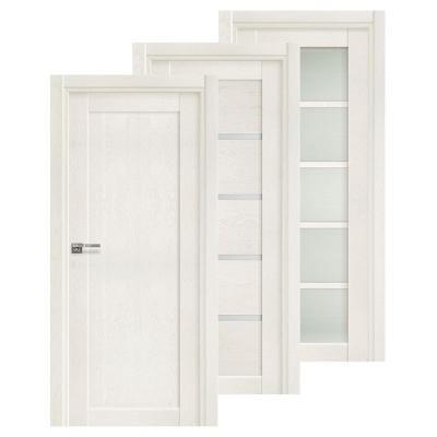 China Waterproof High Quality Double Entry Wooden Interior Wooden Door Bedroom Master Double Doors Bedroom Doors for sale