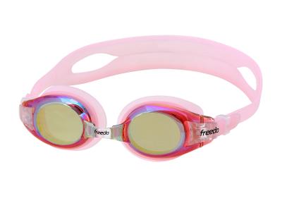 China Gafas profesionales de la natación de la lente de Cotaed del espejo con la protección ULTRAVIOLETA de la niebla anti en venta