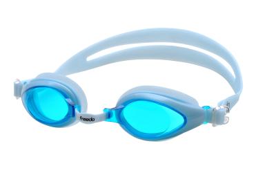 China Transparent T - Blue Lenses Adult Swim Goggles For Swimming Competition for sale