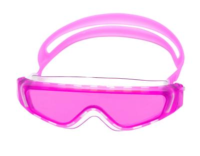 China Gafas grandes resistentes ULTRAVIOLETA de la natación de la lente de agua de la protección de la niebla anti de una pieza de las gafas en venta