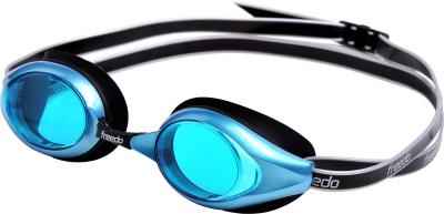 China Silicone Strap Non Fog Safety Glasses , Blue Swimming Goggles For Adult for sale