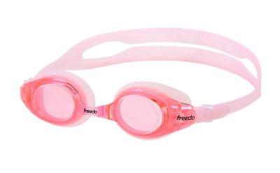 China Pink Fashion Optical Swim Goggles , Prescription Swimming Goggles For Juinor for sale