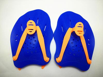 China Silicon Open Water Swimming Gloves , Comfortble Swim Training Paddles For Kids for sale