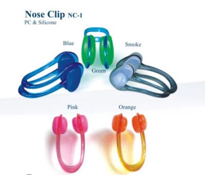 China Professional Ear Plugs And Nose Clip Waterproof Durable Silicone Nose Clip for sale