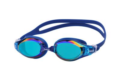 China Colorful Silicone Swim Goggles , Fogless Clear Sight Open Water Swimming  Goggles for sale