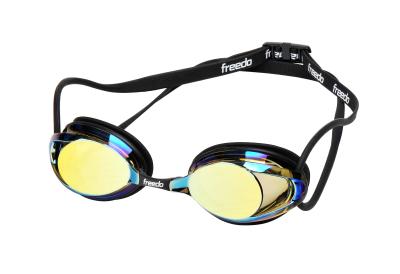 China Persistence Mirror Coated Lens Racing Swimming Goggles UV Protection For Training for sale