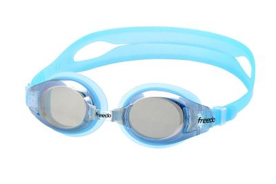 Chine Lunettes extrêmes de natation de concurrence de Vorgee de torpille de lunettes reflétées par junior bleu à vendre