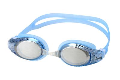 China Junior Mirrored Swimming Goggles Mirrored Prescription Lenses For Swimming Competiton for sale