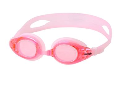 China Clear Child Swimming Goggles,Anti Fog UV Protection Leakproof Silicone Frame Goggles for Children Youth and Eary Teens for sale