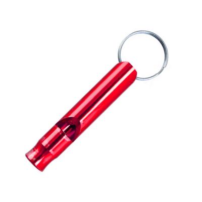 China Aluminum or as per your request oxidized to alloy red head chain climbing whistle for sale