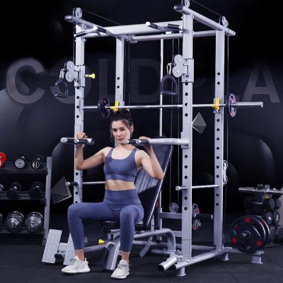 China Smith Machine Gym Fitness Exercise Equipment Commercial Complete Commercial Blacksmith Machine Multi Functional for sale