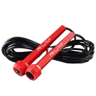 China Custom Flexibility Exercises PVC Grip Logo Rush Athletics Jump Rope Weighted Jump Rope Counter for sale