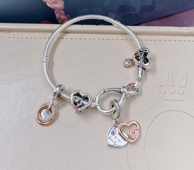 China 2022 CLASSIC New Pandoraer's Mother's Day Collection 925 Silver Charm Bracelet for sale