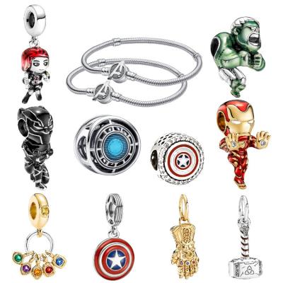 China 2022 Original ALE Marvel Collection S925 Sterling Silver 1:1 Fashion Female Charm Bracelet DIY for pandoraer for sale