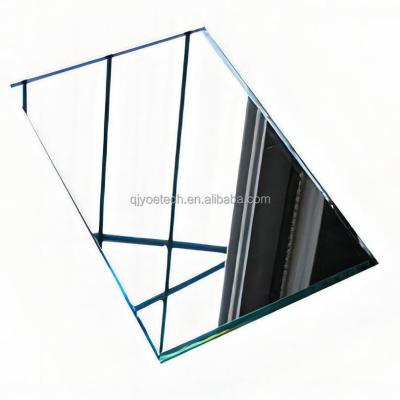 China Modern Design Style Frameless Silver Decorative Float Glass Wall Mirror for Bedroom Dressing Bathroom for sale