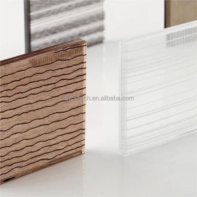 China Certificate CCC/ISO9001/CE Artistic Fabric Mesh Laminated Glass for Building Safety for sale