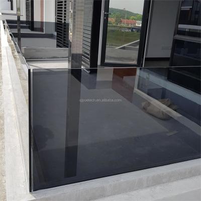 China 12mm Euro Grey Tempered Safety Glass for Industrial Decorations Flat Leisure Facilities for sale