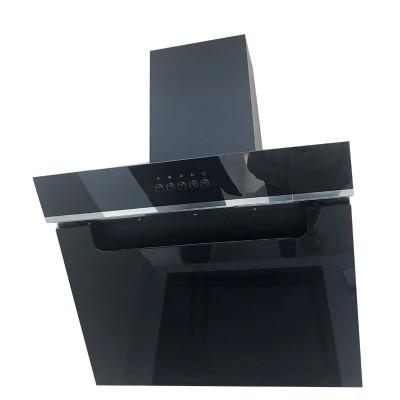 China Black Tempered Glass Wall Mounted Range Hood for High Tolerance and ROSH Certification for sale