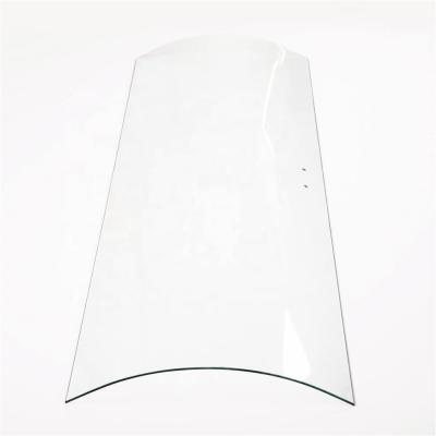 China 6-15mm Tempered Curved Glass Shower Door for Flat and Strengthened Bathroom Function for sale