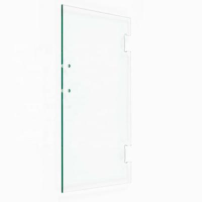 China Bathroom Decorative Hollow Structure Clear Tempered Glass for Frameless Shower Doors for sale