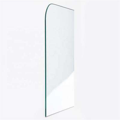 China EN12150/CE/SGCC/Australian Certificate Tempered Glass for Single Fixed Frameless Radius Shower Door for sale