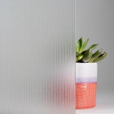 China 3-12mm Non Fingerprint Frost Etched Solid Construction Glass Sheets for Hall Building for sale