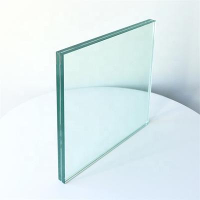 China 5mm 0.38 Milky White PVB 5mm Super Clear Tempered Laminated Glass for Office Building for sale