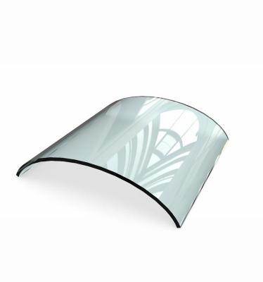 China Industrial Hall Glass Balustrade Full Solution for Curved Tempered Safety Glass Panel for sale