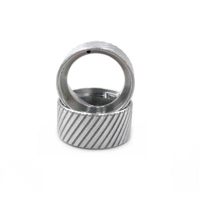 China Automotive Parts OEM CNC Machined Knurled Aluminum Medical Endoscope Parts for sale