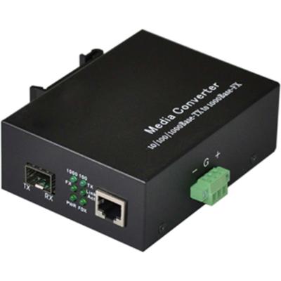 China Excellent Stability And Reliability Industrial FTTH Gigabit Fiber Optic Media Converter for sale