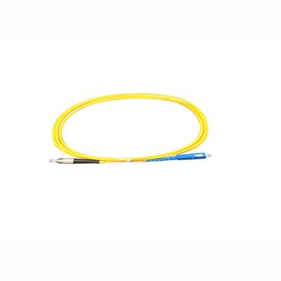 China High Longevity High Performance SC/UPC-FC/UPC Fiber Optic Fiber Optic Patch Cord Mechanical Singlemode Simplex Sensor 1M FTTH for sale