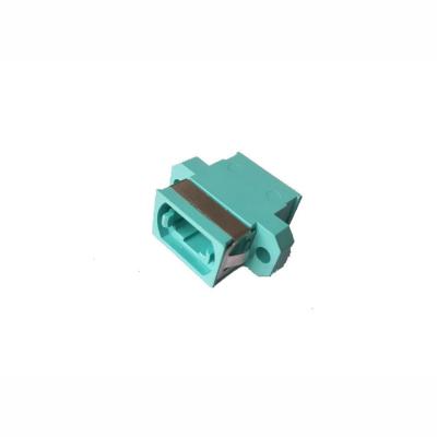 China Telecommunication Dongle Up-Down Aqua Color OM3 MPO/MTP Fiber Optic Adapter for sale