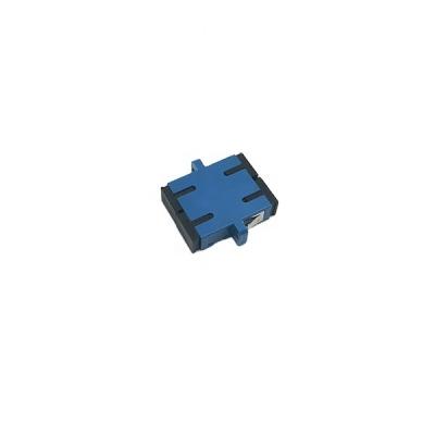 China SM Plastic High Quality Duplex SC/PC Blue Fiber Optic Adapter for sale