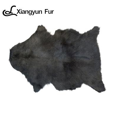 China Superior Alfombras De Piel Home Feeling China Factory Mongolian Real Gray Fur Rug Soft Smooth Decoration for sale