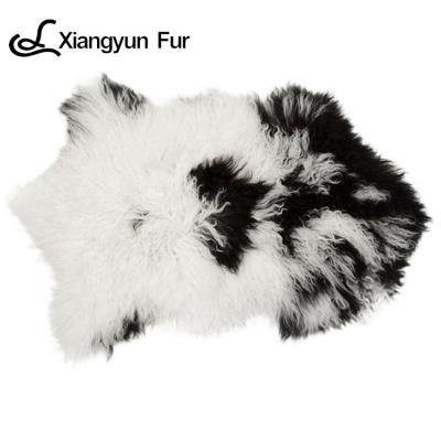 China New Design Washable Warm Stylish Plush Shaggy Fur Rugs Real Animal Soft Floor Mat Mat Pad Soft Alfombras De Piel Fur Blanket for sale