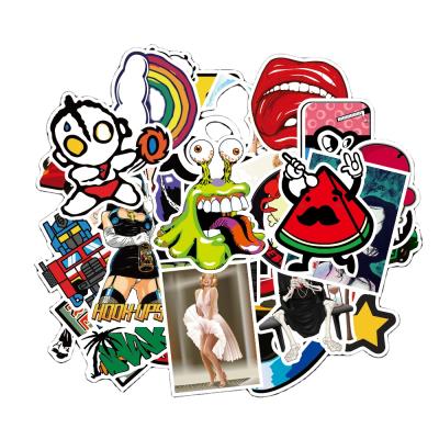 China LAPTOP hotsale waterproof cartoon stickers for custom stickers decal laptop vinyl sticker for sale