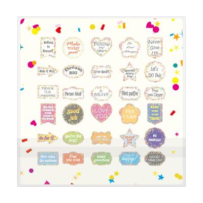 China Decorative Sticker 30 Pcs Inspirational Stickers For School Decoration Reward Teacher Reward Motivational Sticker for sale