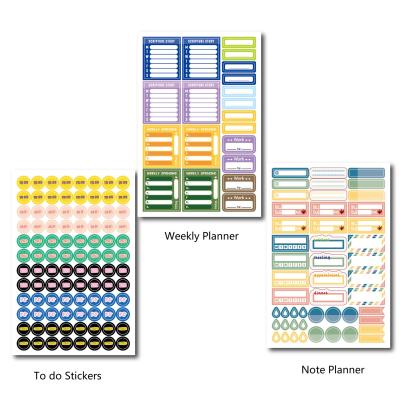 China Decorative Sticker Perfect Fit Planners Lists Agendas Variety Pack With Labels Life Calendar Monthly Planner Stickers for sale