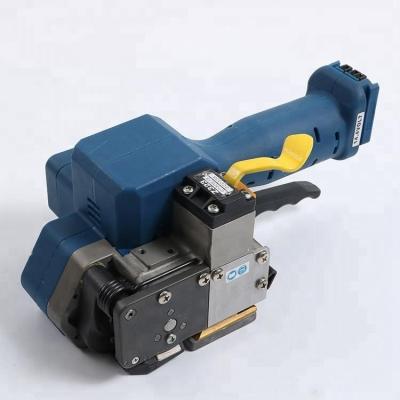 China Cutting Polypropylene Strapping Tensioner Battery Powered Banding Tool For Plastic Strapping for sale