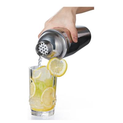 China Cocktail Shaker Stainless Steel 3 Colors Bartender Bar Tool Classic Disposable Luxury Cocktail Shaker for sale