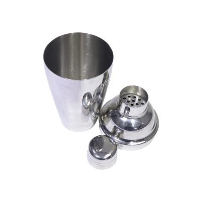 China Manufacturer Custom Stainless Steel Gift Cocktail Bar Shakers Disposable Silver Single Weighted Cocktail Weighted Shaker for sale